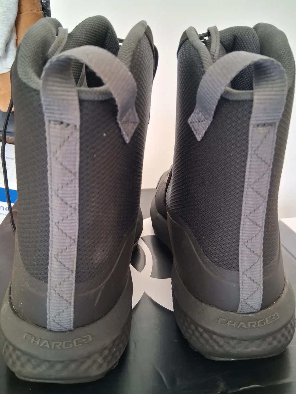 Under Armour Men's US SIZE 13 Black Tactical Lace-Up Boots NEW WITH BOX